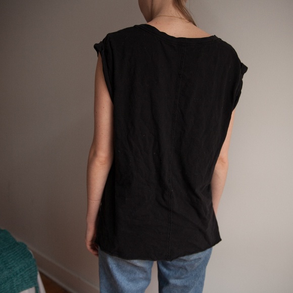 Free People Black Cotton Shirt - Picture 5 of 5